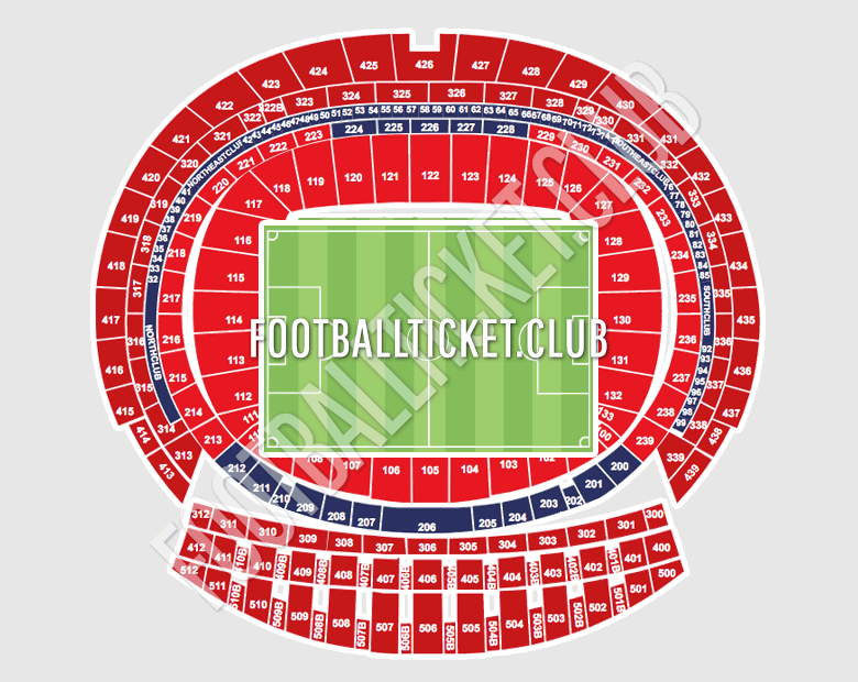Estadio Metropolitano seating plan