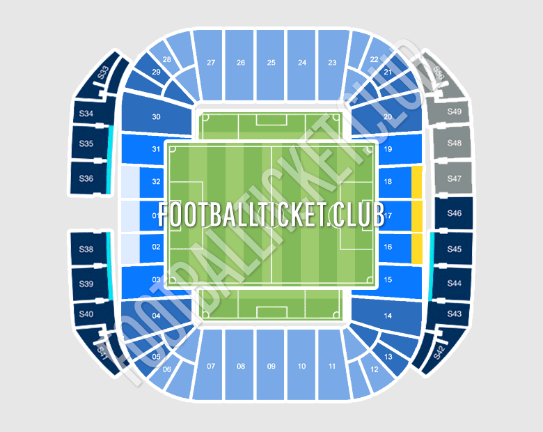Estádio do Dragão seating plan