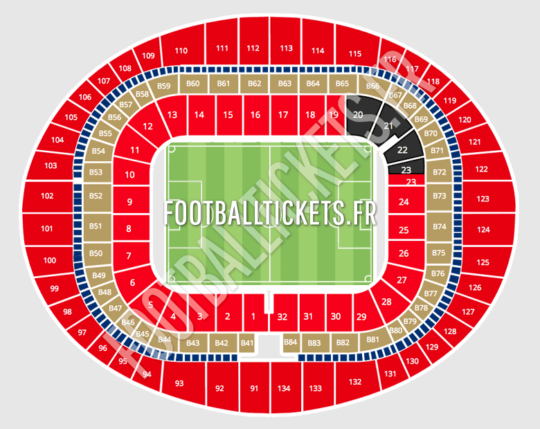 Emirates Stadium plan du stade Emirates Stadium plan du stade