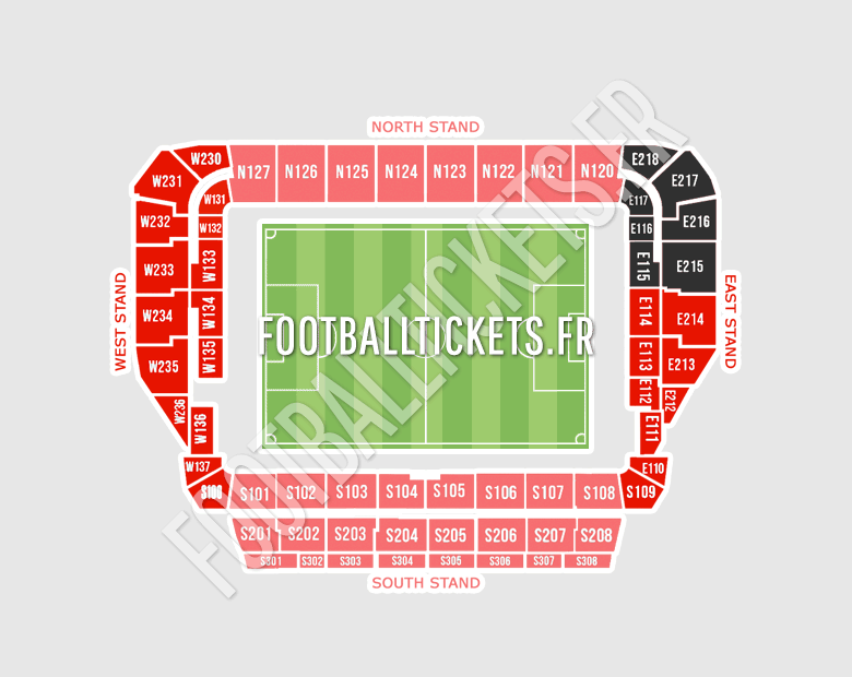 Community Stadium plan du stade Community Stadium plan du stade