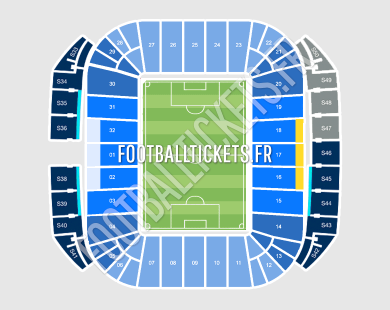 Estádio do Dragão plan du stade Estádio do Dragão plan du stade