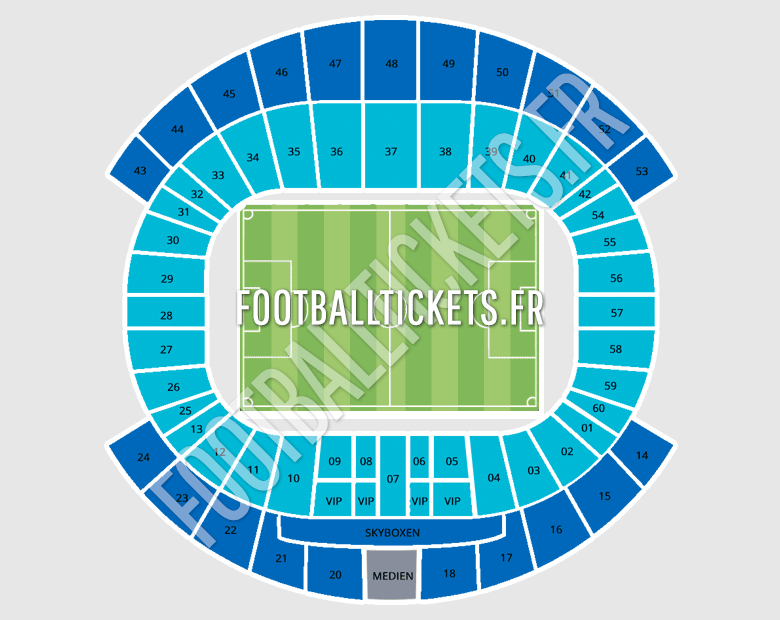 Red Bull Arena plan du stade Red Bull Arena plan du stade