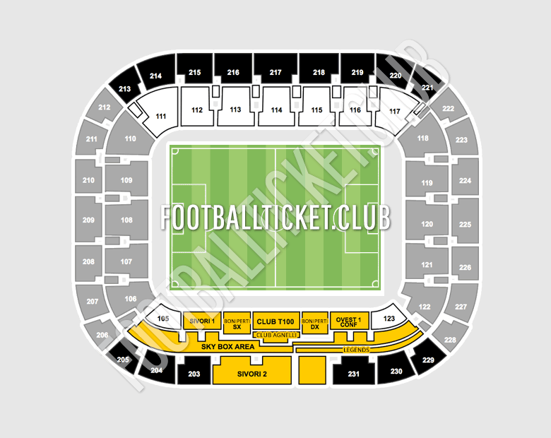 Allianz Stadium seating plan Allianz Stadium seating plan