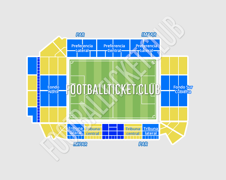Estadio de la Cerámica seating plan Estadio de la Cerámica seating plan