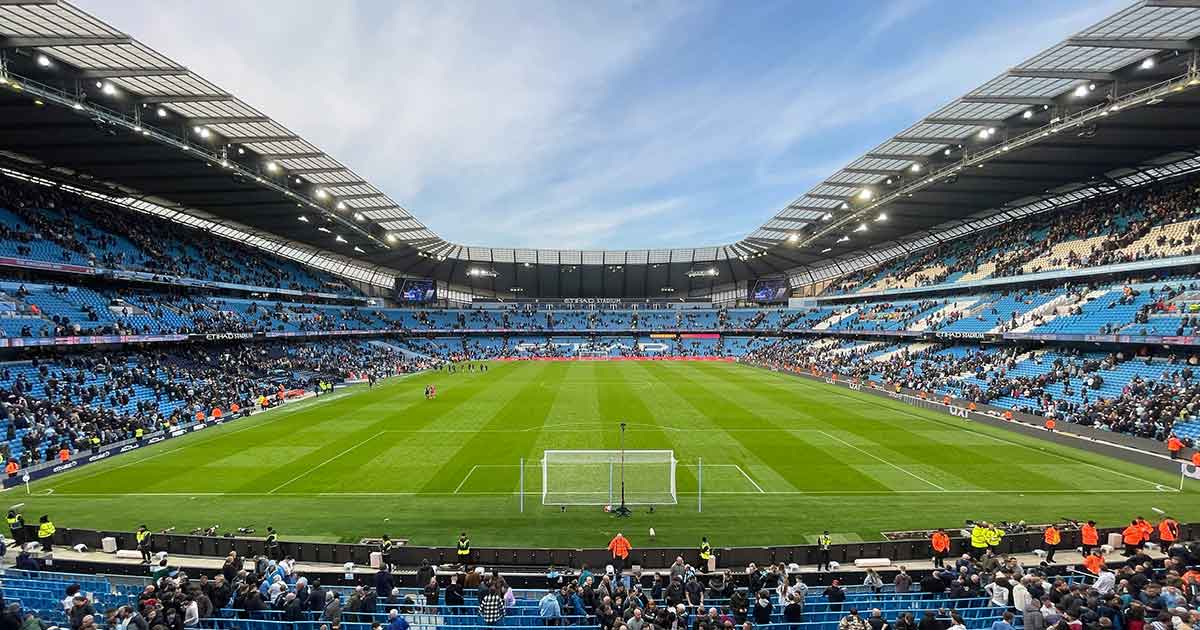 The categories at Etihad Stadium - Manchester City